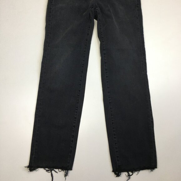 FRAME Fletcher Wash Le Nouveau Straight Raw Edge Hem 5 Pocket Jeans - Picture 8 of 12